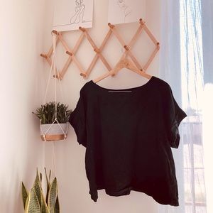 Cute linen boxy top!